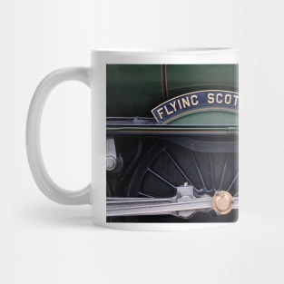 The Nameplate on LNER Class A3 4472 Flying Scotsman Mug